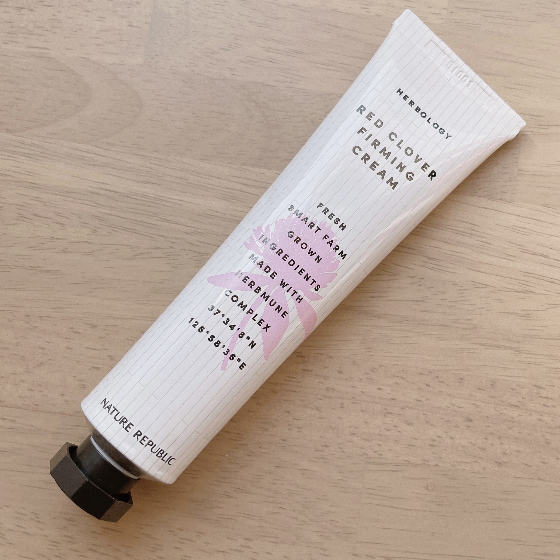 レッドクローバーファーミングクリーム/ネイチャーリパブリック/フェイスクリームを使ったクチコミ（3枚目）