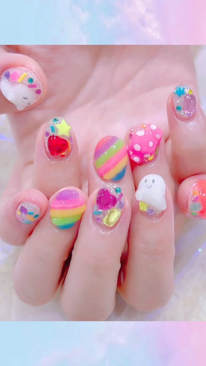 ℌ𝔞𝔩𝔩𝔬𝔴𝔢𝔢𝔫.⠀
⠀
#nail #nails #nailart #ネイル #美甲 #ネイルアート  #japanesenailart #manucure #japanesenails #manicurist #gel