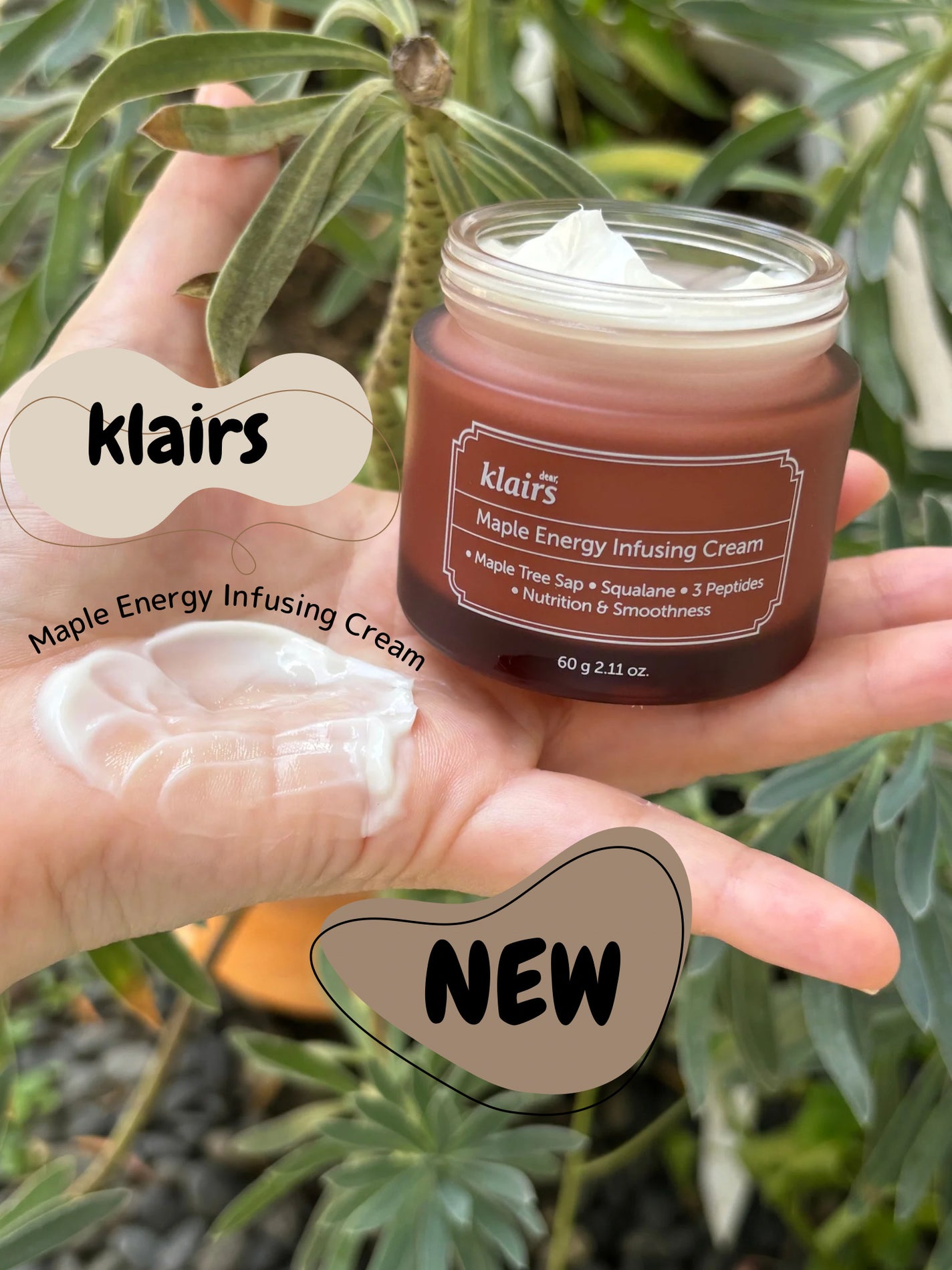 メープルエナジーインフュージングクリーム/Klairs/フェイスクリームを使ったクチコミ(1枚目)