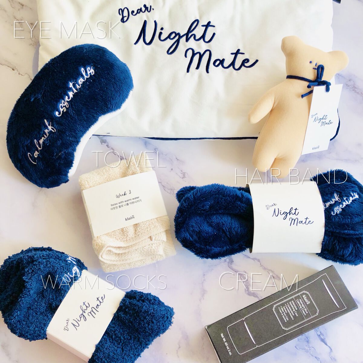 ミッドナイトブルーカーミングクリーム/Klairs/フェイスクリームを使ったクチコミ（2枚目）