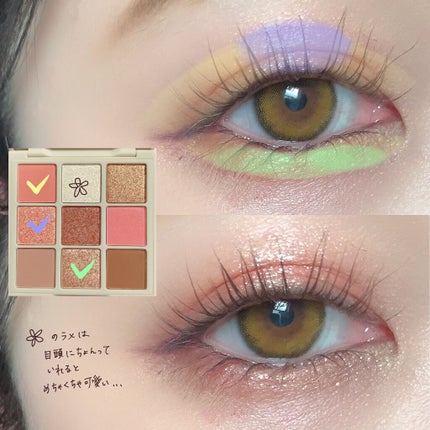 VenusMarble 9色アイシャドウパレット/Venus Marble/アイシャドウパレットを使ったクチコミ(6枚目)