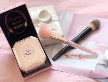 ダイヤモンドライト マルチユース ハイライター/Too Faced/パウダーハイライトを使ったクチコミ（2枚目）