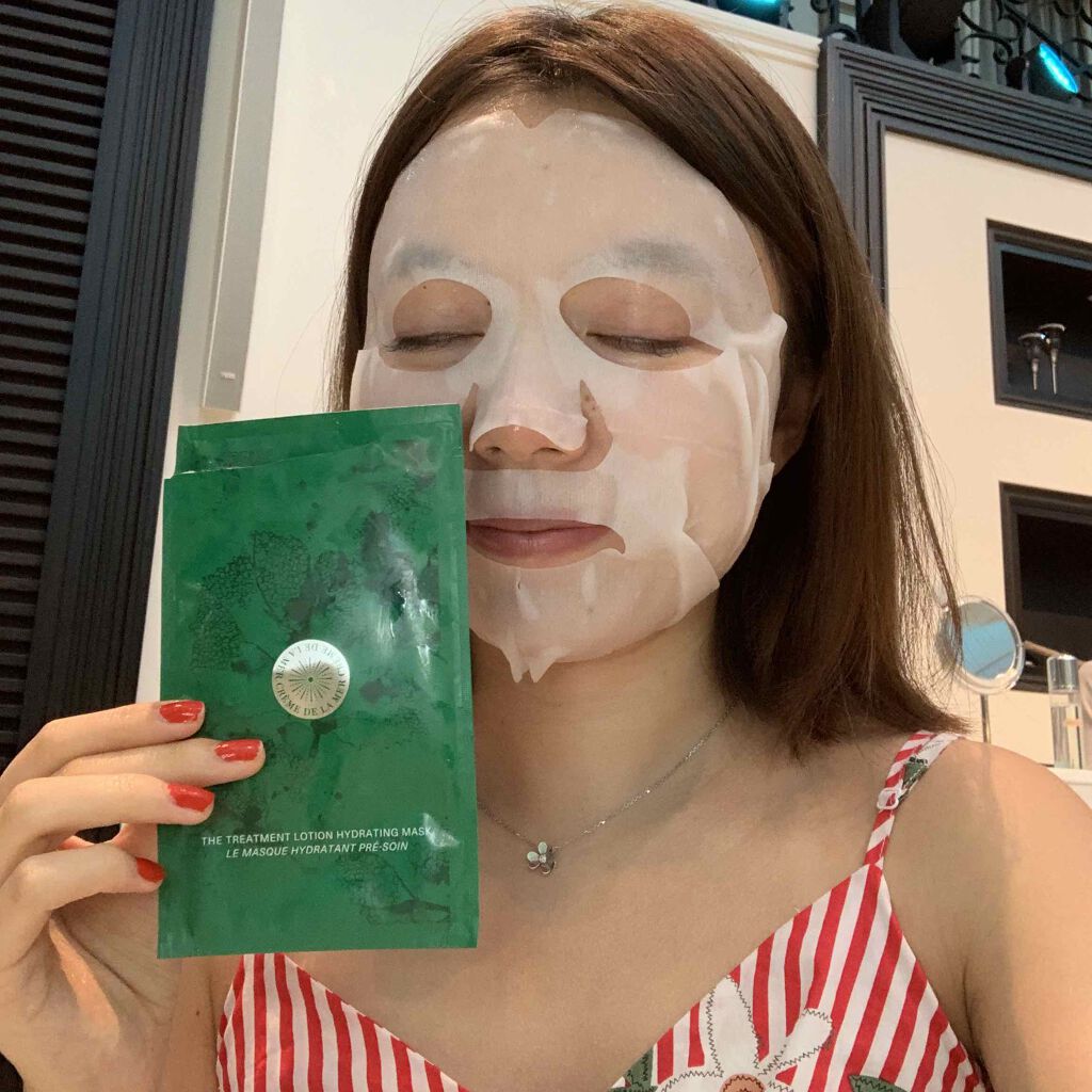 ザ・トリートメント ローション ハイドレイティング マスク 1枚/LA MER/シートマスク・パックを使ったクチコミ（2枚目）