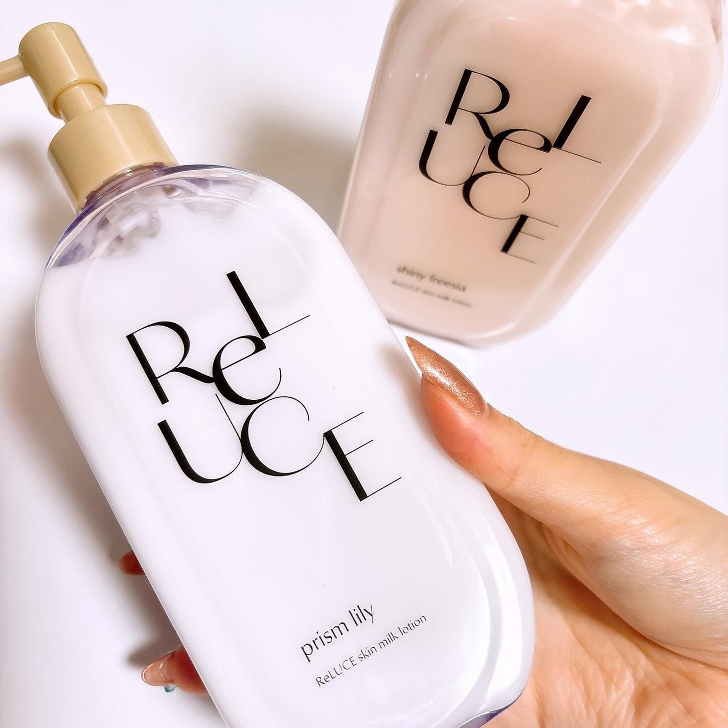 リルーチェスキンミルクローションプリズムリリー/コスメテックスローランド/ボディローションを使ったクチコミ(3枚目)