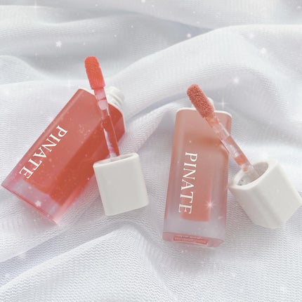 ナチュラルブルームリップオイルセラム 3色セット/PINATE/リップグロスを使ったクチコミ(5枚目)