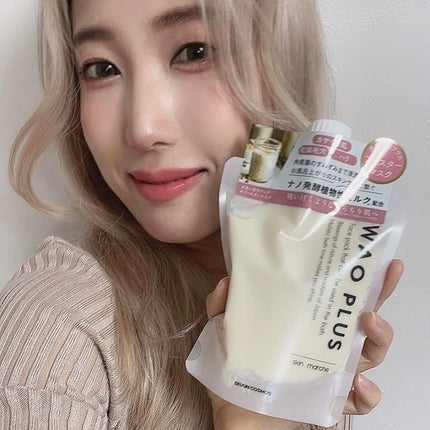 skinmarche WAOPLUS プラントベースミルクブースターマスク/ブレーンコスモス/洗い流すパック・マスクを使ったクチコミ(3枚目)