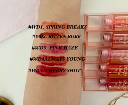 ザ ウォータリーデューティント/MERZY/リップティントを使ったクチコミ(3枚目)