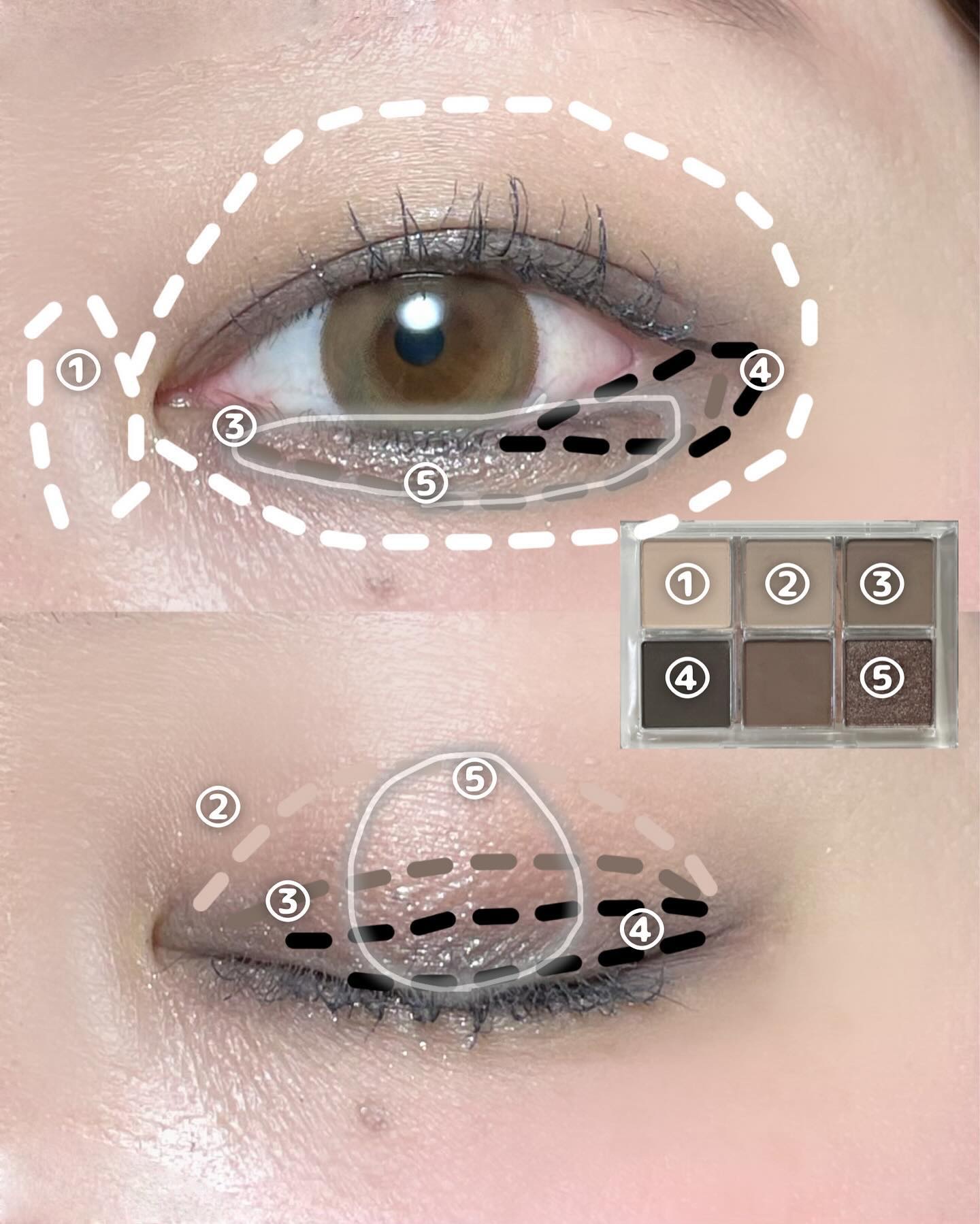 レディートゥーウェアアイパレット 08 クールグレー/BBIA/アイシャドウパレットを使ったクチコミ（2枚目）