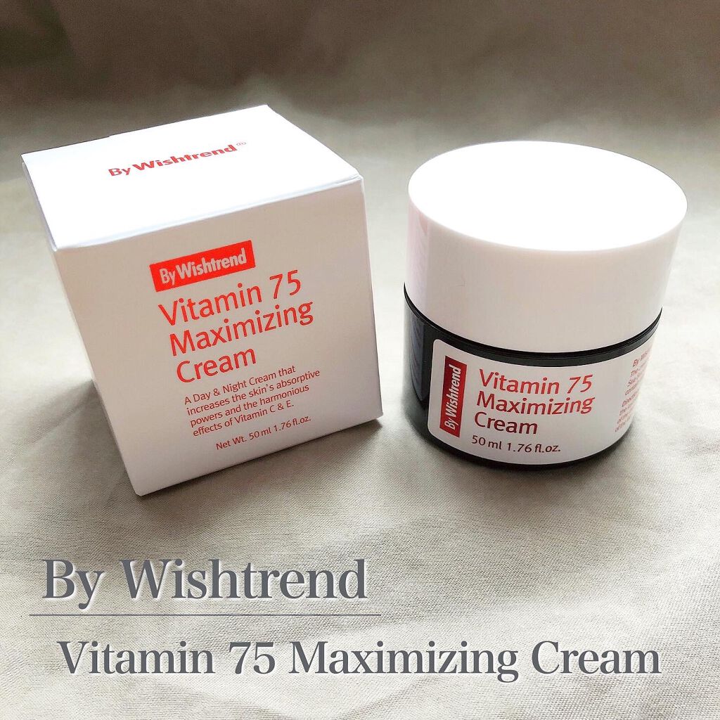 ビタミン75マキシマイジングクリーム/By Wishtrend/フェイスクリームを使ったクチコミ（1枚目）