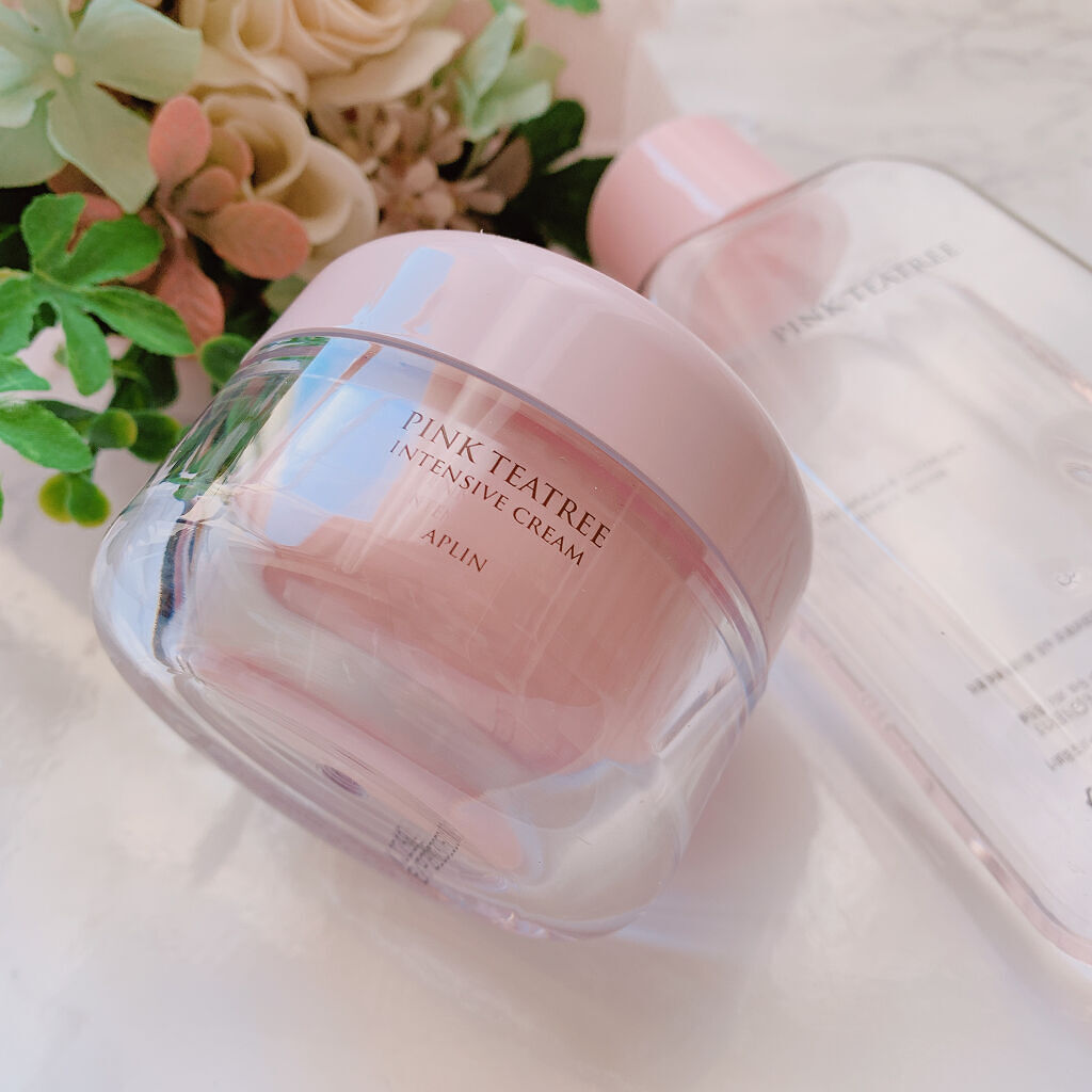ピンクティーツリークリーム/APLIN/フェイスクリームを使ったクチコミ（1枚目）