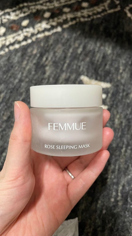 ローズウォーター スリーピングマスク/FEMMUE/フェイスクリームを使ったクチコミ(1枚目)