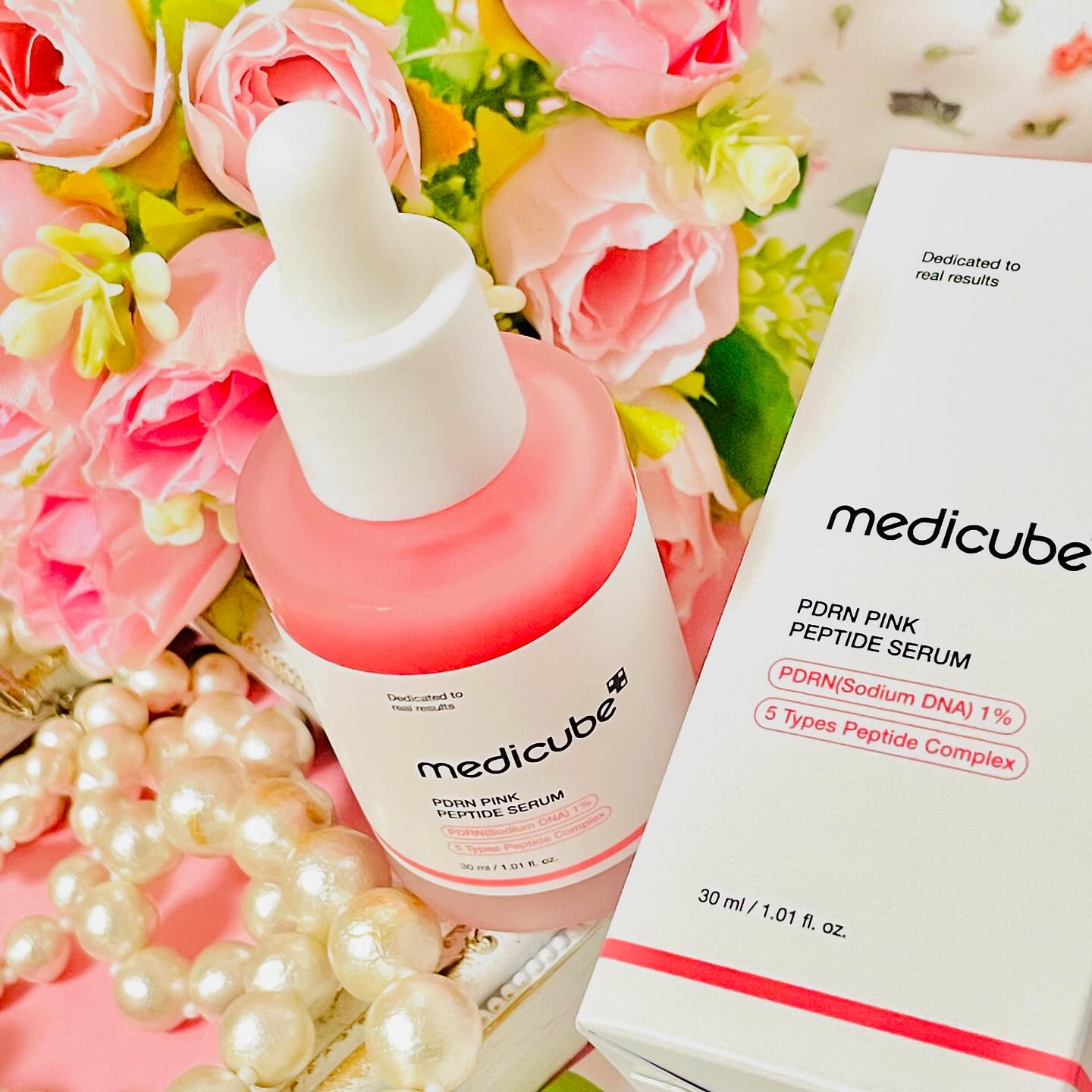 PDRNピンクアンプル PDRN 10,000ppm配合/MEDICUBE/美容液を使ったクチコミ（3枚目）