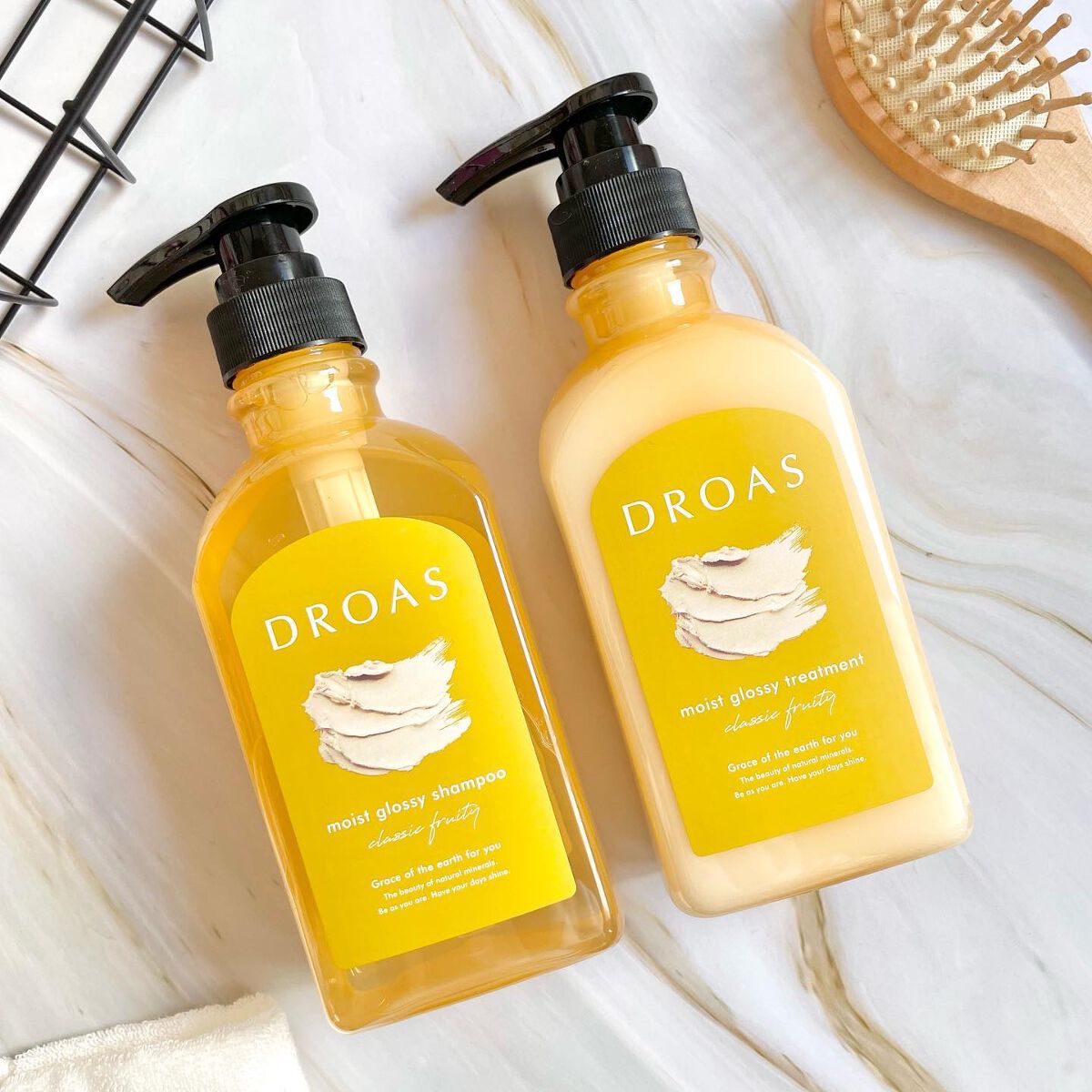 モイストグロッシーシャンプー/トリートメント/DROAS/市販シャンプーを使ったクチコミ(3枚目)