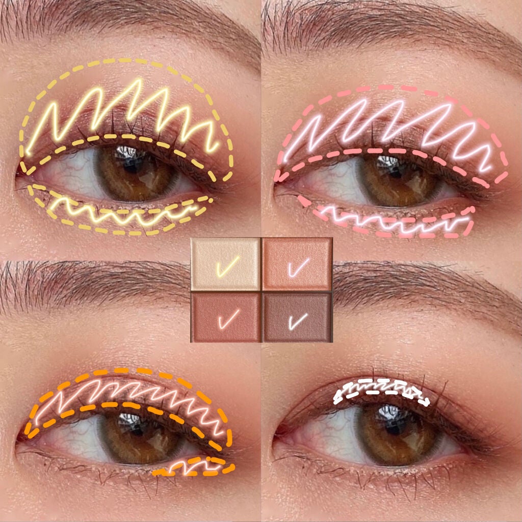 スキニーリッチシャドウ/excel/アイシャドウパレットを使ったクチコミ(4枚目)