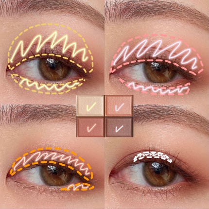 スキニーリッチシャドウ/excel/アイシャドウパレットを使ったクチコミ(4枚目)