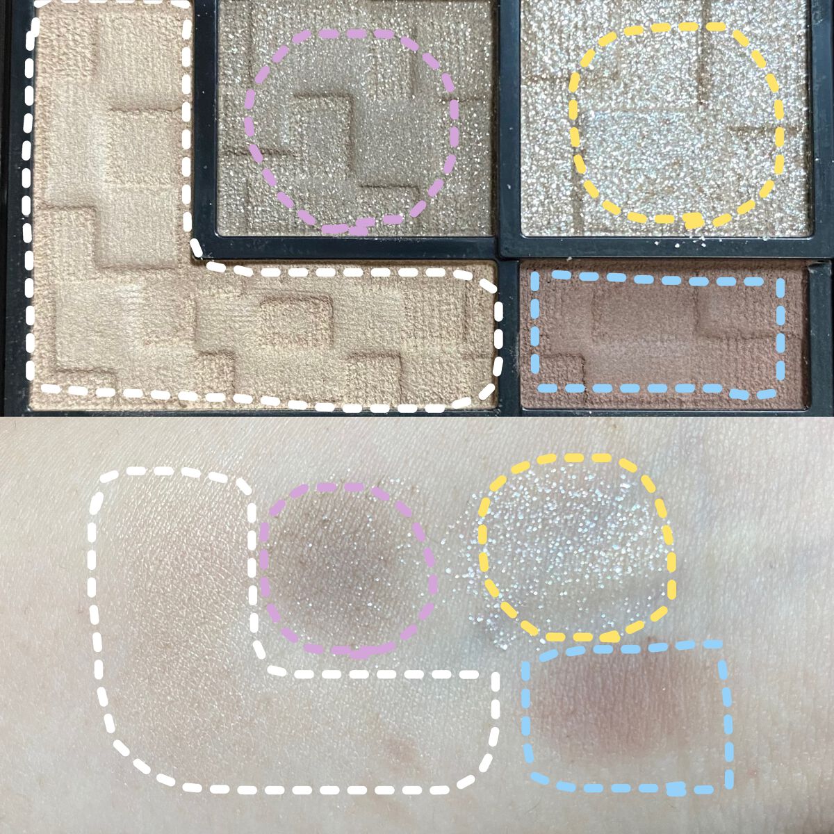 バーチャルアイズメイカー/KATE/アイシャドウパレットを使ったクチコミ(4枚目)