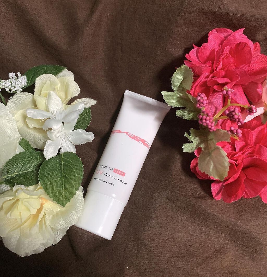 リペア＆バランス スキンケアUVベース＜トーンアップローズ＞/Repair&Balance/日焼け止めクリームを使ったクチコミ（1枚目）