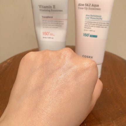 ビタミンEバイタライジングUVクリーム SFP50+/COSRX/日焼け止めクリームを使ったクチコミ(5枚目)