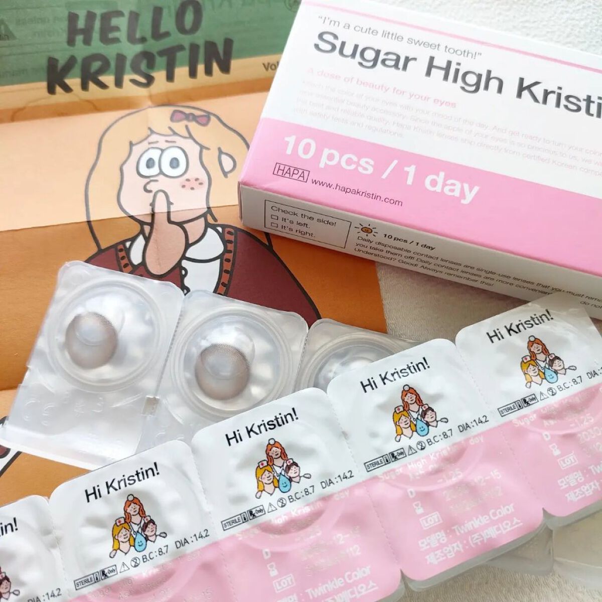Suger High Kristin/Hapa kristin/カラーコンタクトレンズを使ったクチコミ（2枚目）
