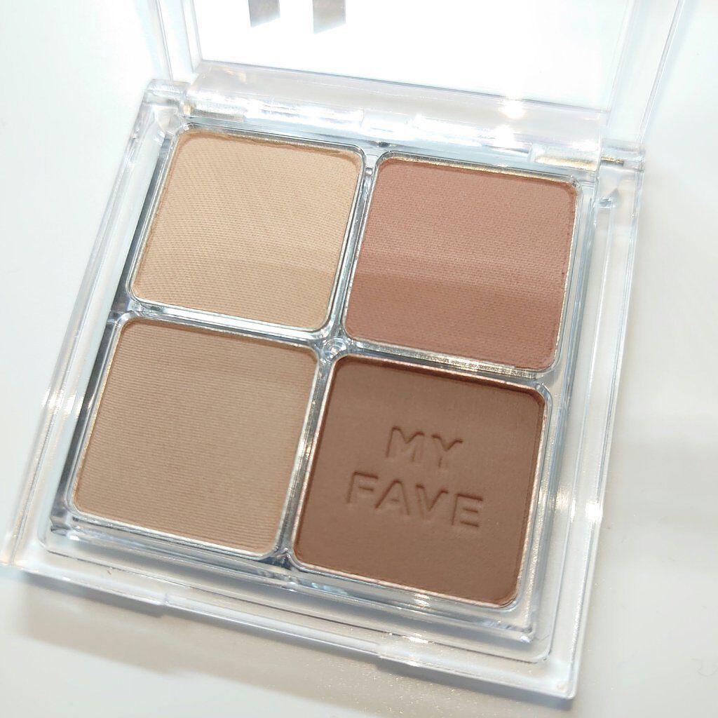 ホリカホリカ マイフェイブシャドウパレット（4カラー）/HOLIKA HOLIKA/アイシャドウパレットを使ったクチコミ（2枚目）