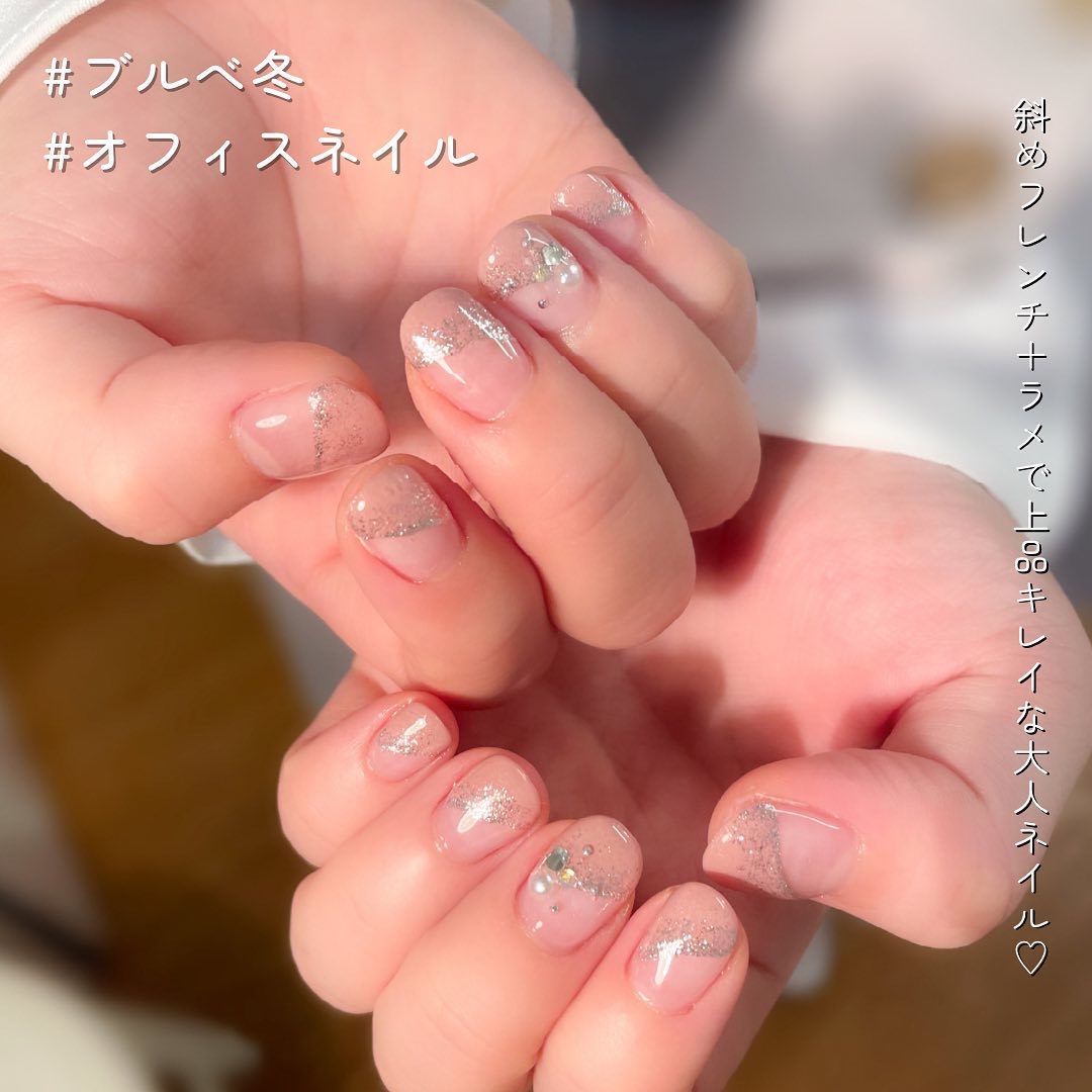 ピンクネイルのネイルデザイン】カラージェル｜Riccagelの口コミ