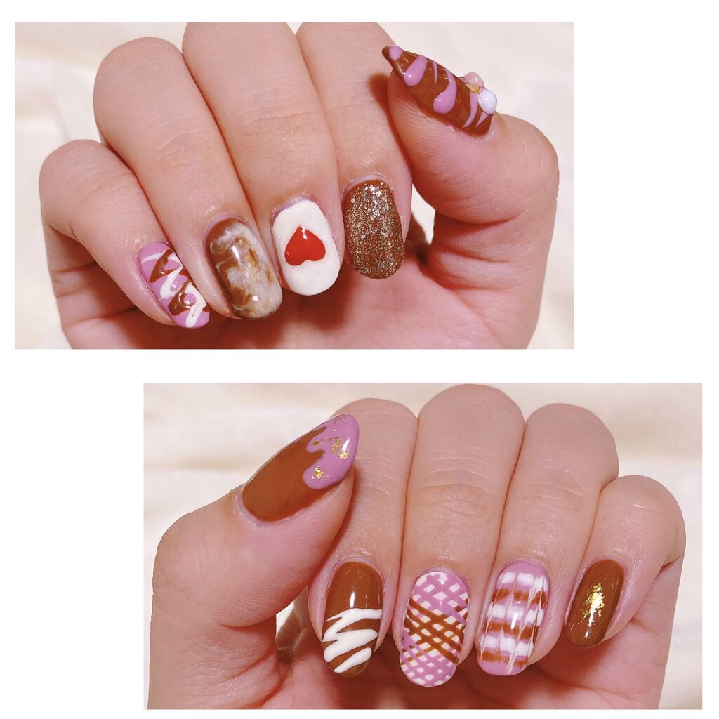 ジェルネイル（ライト対応）/セリア/ジェルネイルを使ったクチコミ（3枚目）