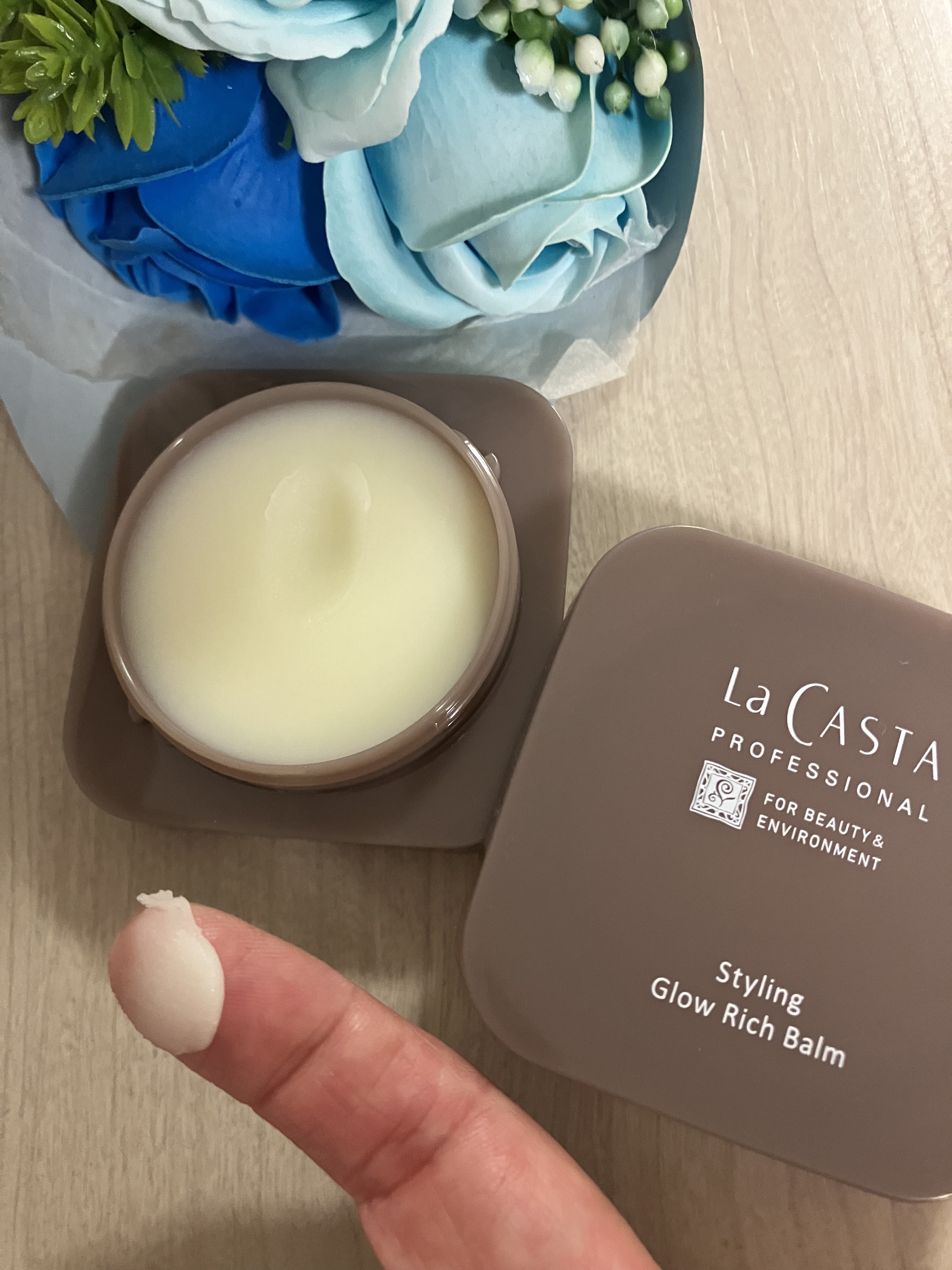 プロフェッショナル スタイリング グロウリッチ バーム /ラ・カスタ　プロフェッショナル/ヘアバームを使ったクチコミ（3枚目）