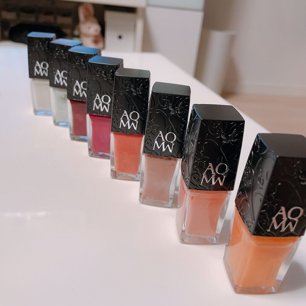 DECORTÉ AQ MW ネイルエナメルのクチコミ「COSME DECORTE
AQ MW ネイルエナメル
OR240 happy on
PK 8.....」（1枚目）