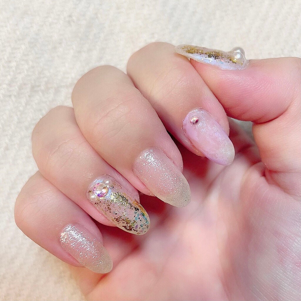 ジェルネイル(ライト対応)/セリア/ジェルネイルを使ったクチコミ(1枚目)