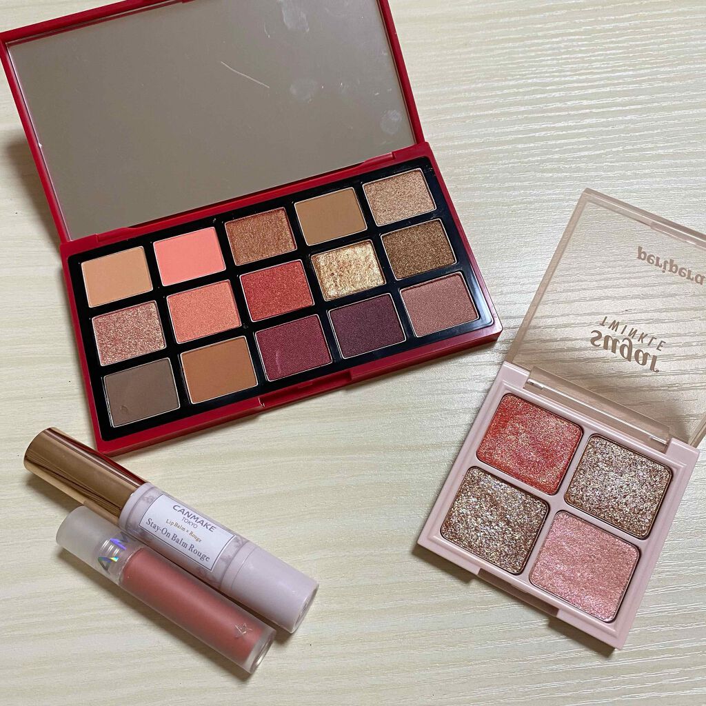 【ムードブランクコレクション】シュガー トゥインクル グリッター パレット　/PERIPERA/アイシャドウパレットを使ったクチコミ（1枚目）