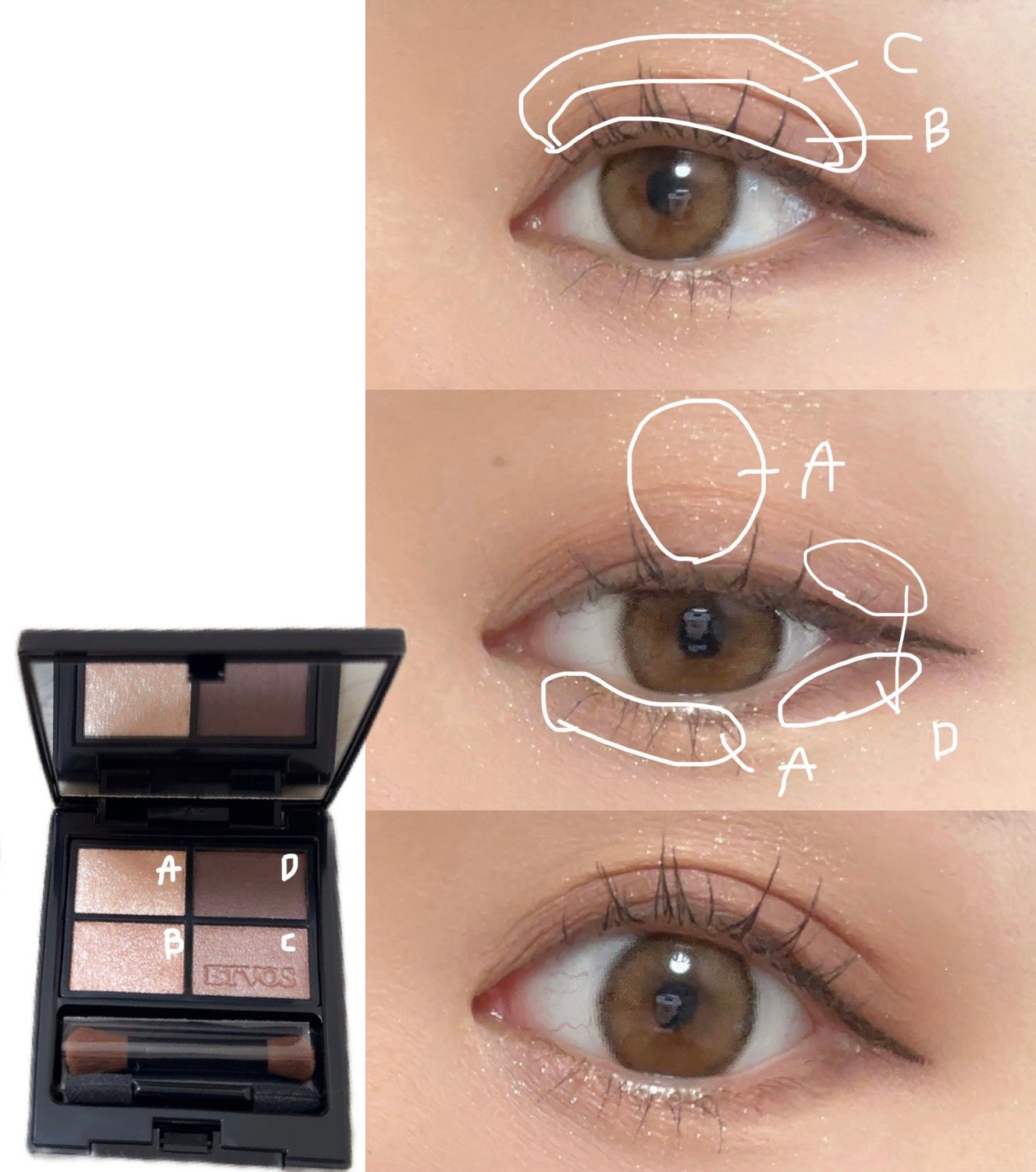 ミネラルクラッシィシャドー/エトヴォス/アイシャドウパレットを使ったクチコミ(2枚目)