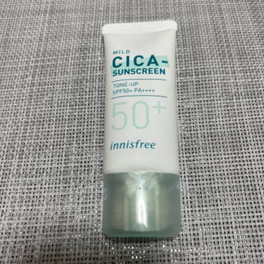 マイルド シカ サンスクリーン SPF50+ / PA++++/innisfree/日焼け止め・UVケアを使ったクチコミ（2枚目）