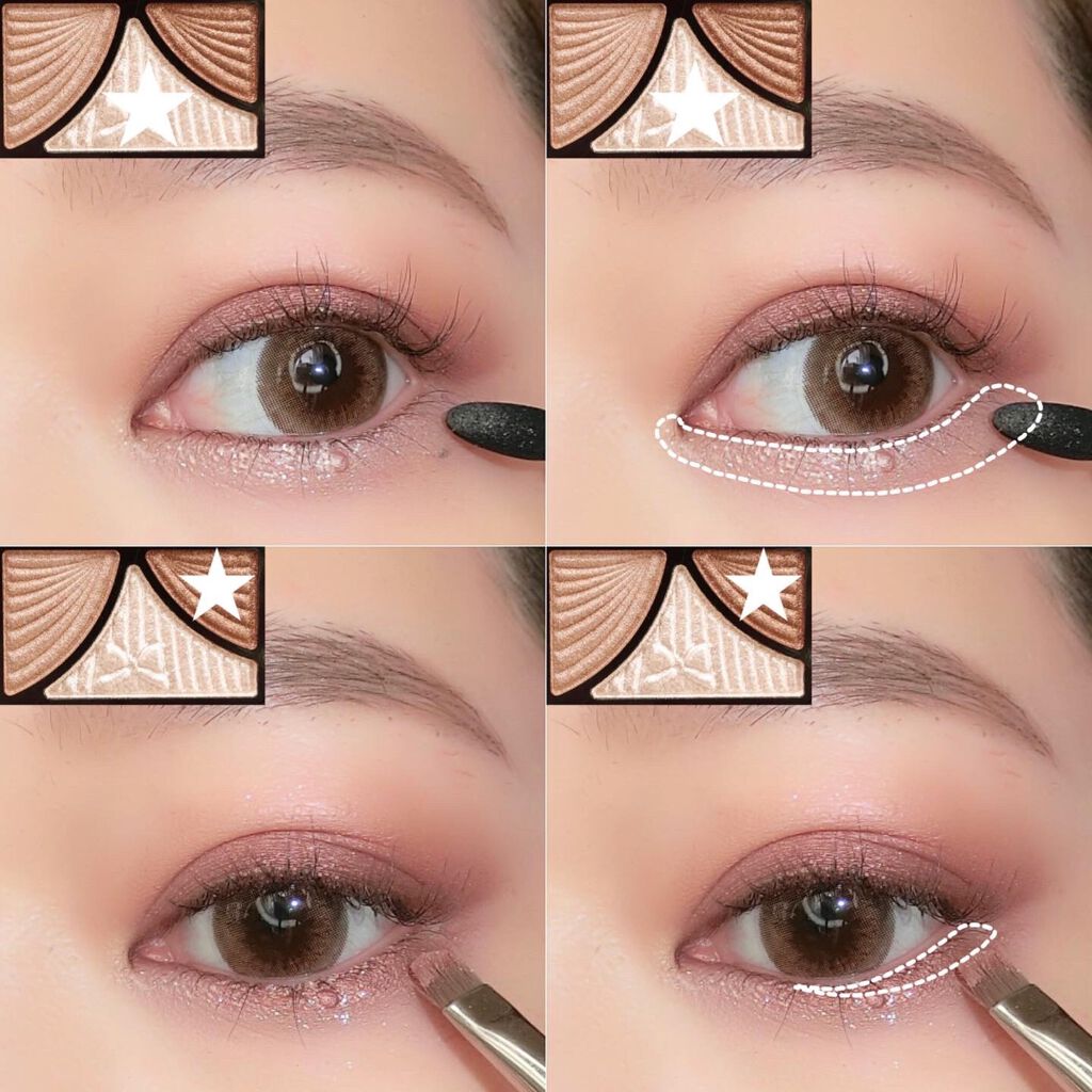 ジューシーピュアアイズ/キャンメイク/アイシャドウパレットを使ったクチコミ（3枚目）