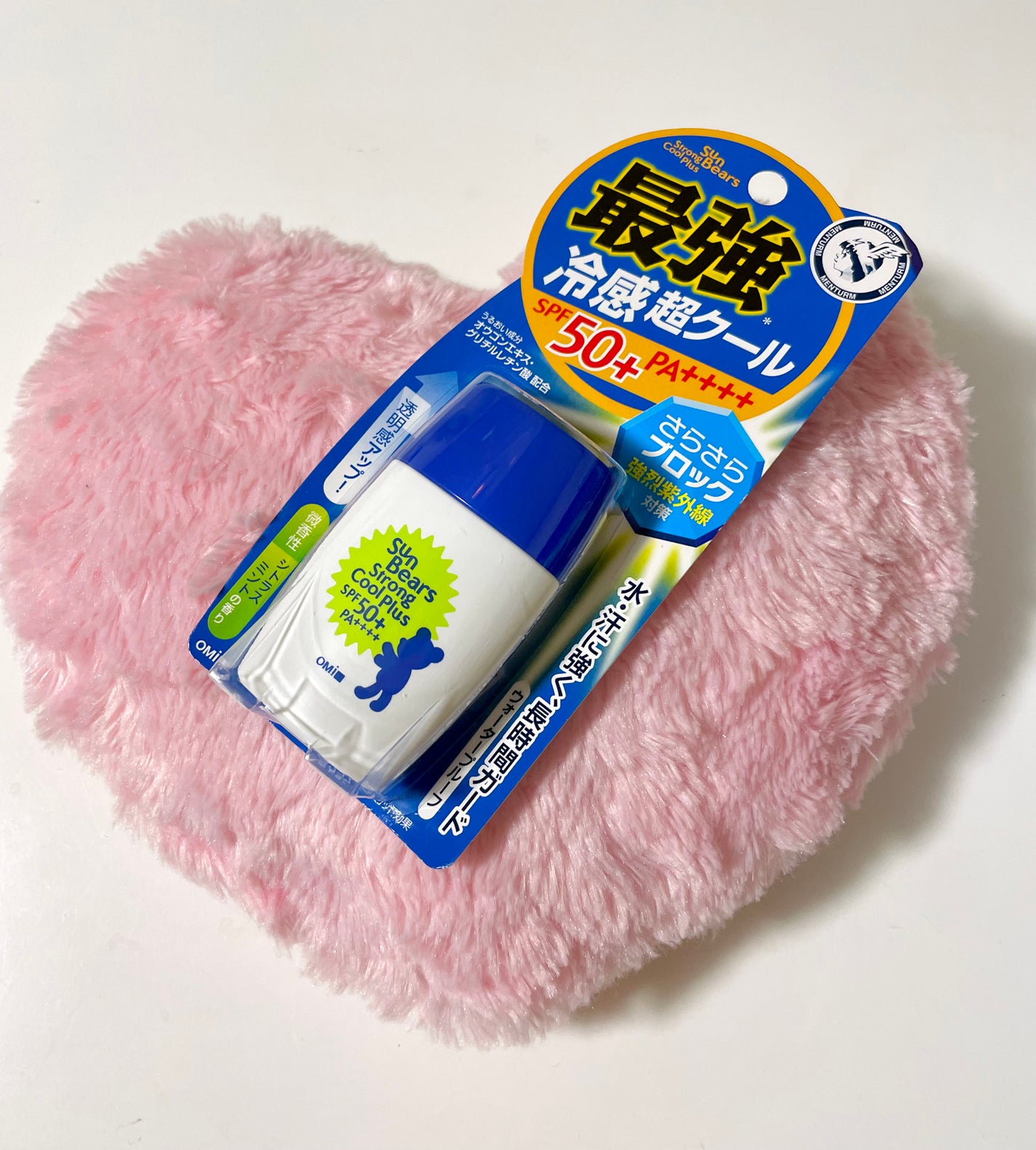 サンベアーズ ストロングクールプラス N/メンターム/日焼け止めローションを使ったクチコミ(1枚目)