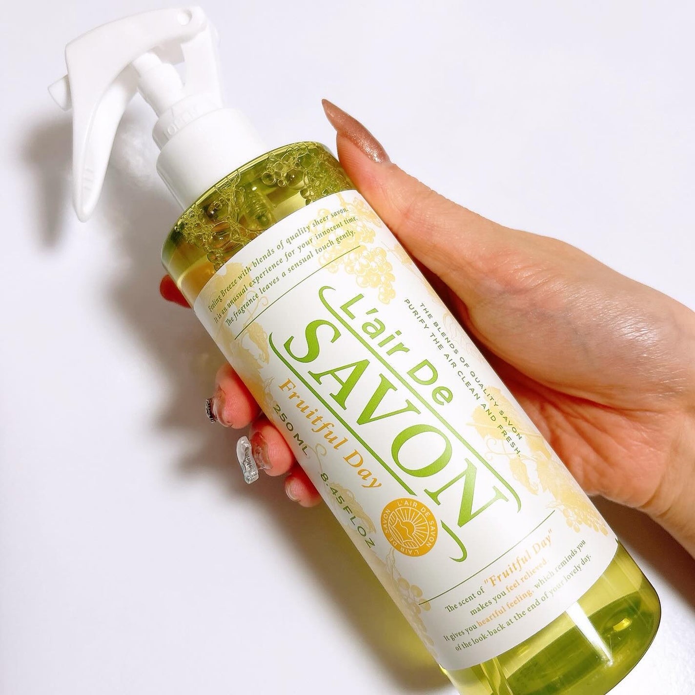 ファブリックスプレー(フルーツフルデイ)/レールデュサボン/ファブリックミストを使ったクチコミ(4枚目)