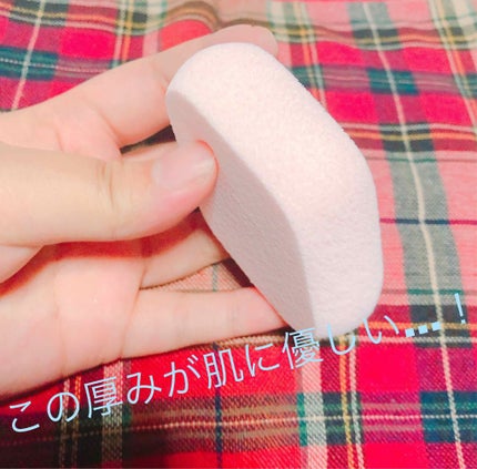 シフォンタッチスポンジN ダイヤ型/ロージーローザ/パフ・スポンジを使ったクチコミ(2枚目)