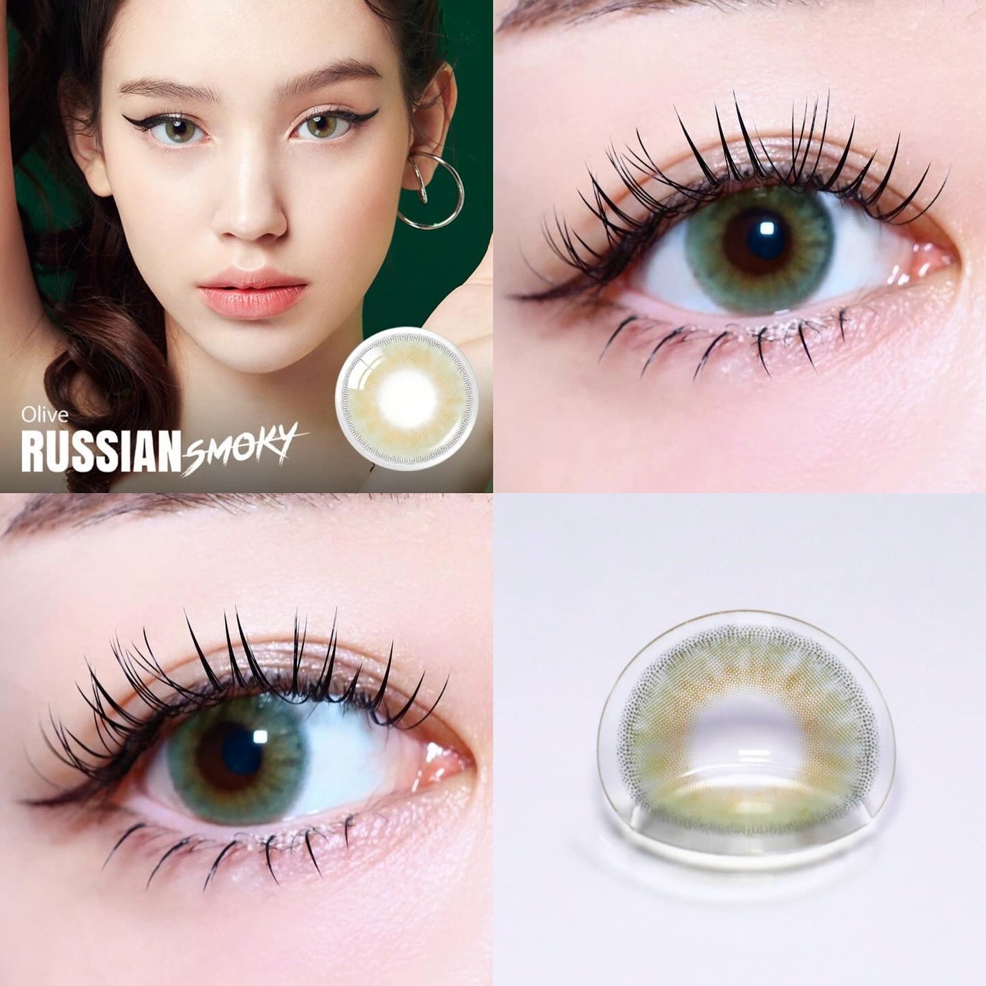 KAPI on LIPS 「OLENSオリーブカラコン6色比較🫒💚ナチュラルから派手めなカ..」(7枚目)