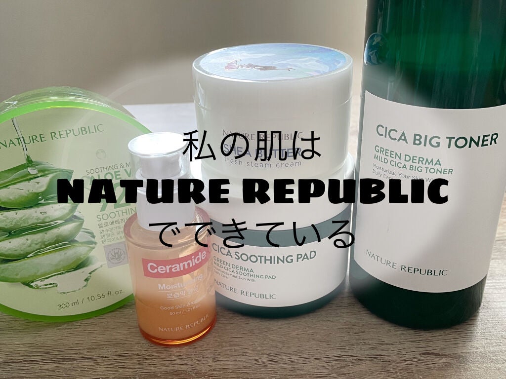 マイルド&モイスチャーアロエジェル/ネイチャーリパブリック/ボディローションを使ったクチコミ(1枚目)