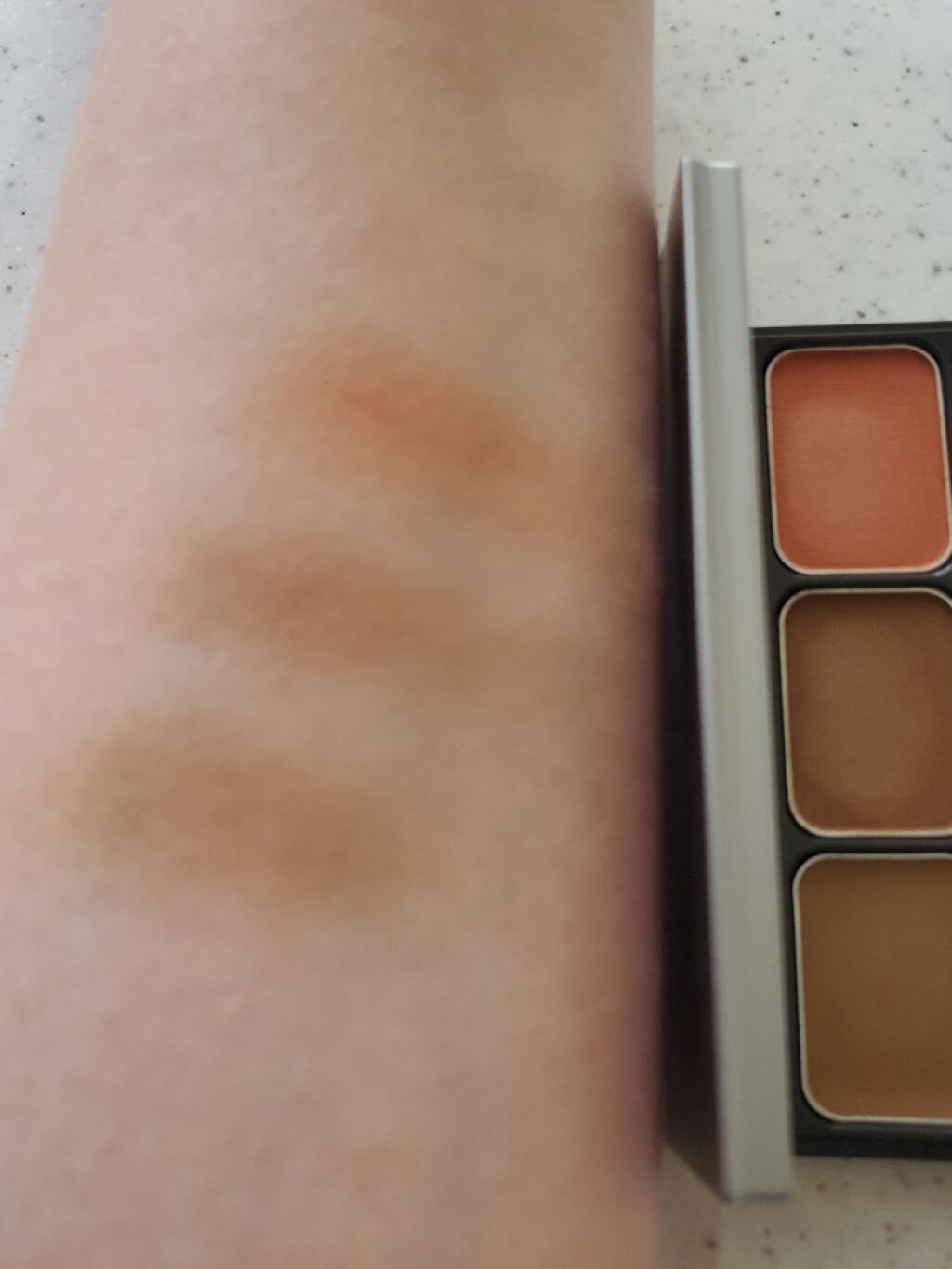 ダブルエンドアイブロウブラシ熊野筆/&be/メイクブラシを使ったクチコミ(2枚目)