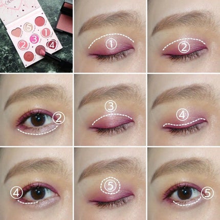 Secret Admirer/ColourPop/アイシャドウパレットを使ったクチコミ(4枚目)