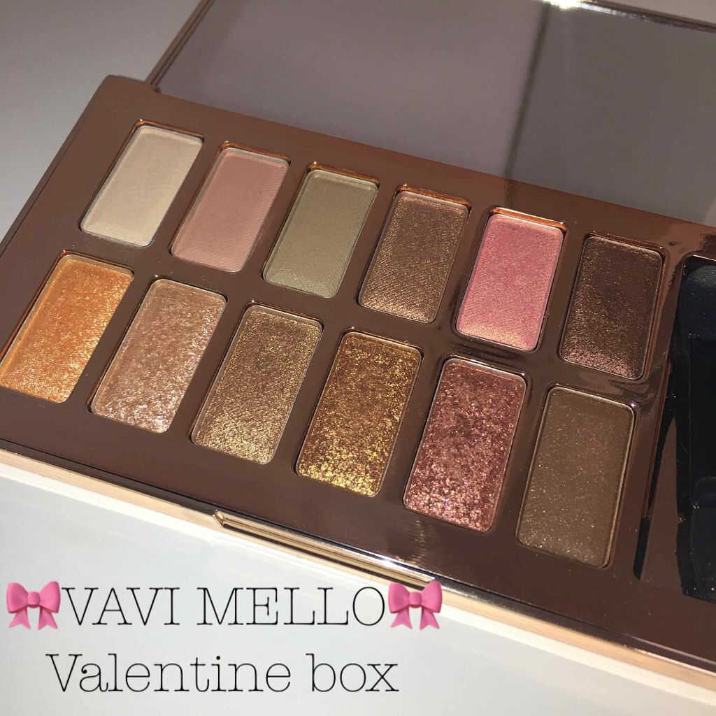 バレンタインボックス/VAVI MELLO/アイシャドウパレットを使ったクチコミ(1枚目)