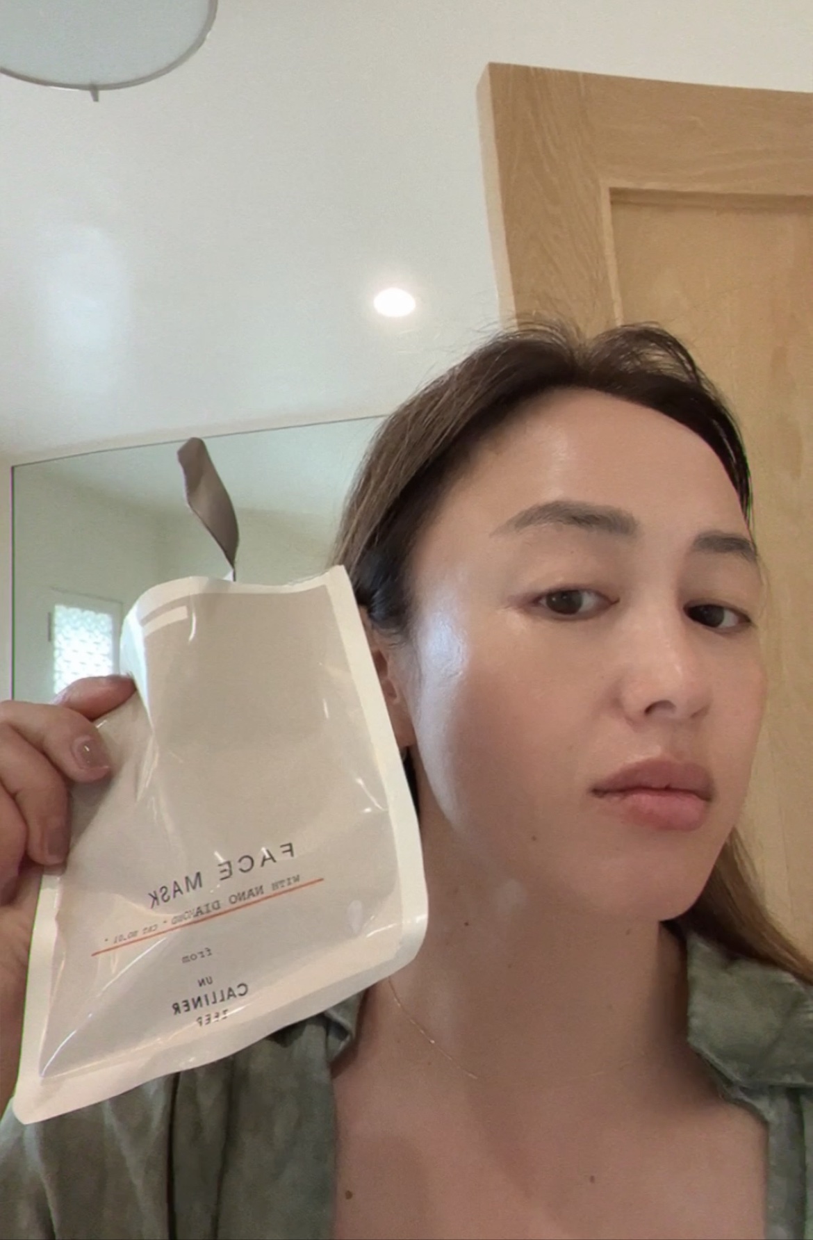 ナノダイヤモンド フェイスマスク ３シートボックス/UN CALLINER ZEEP/シートマスク・パックを使ったクチコミ（1枚目）