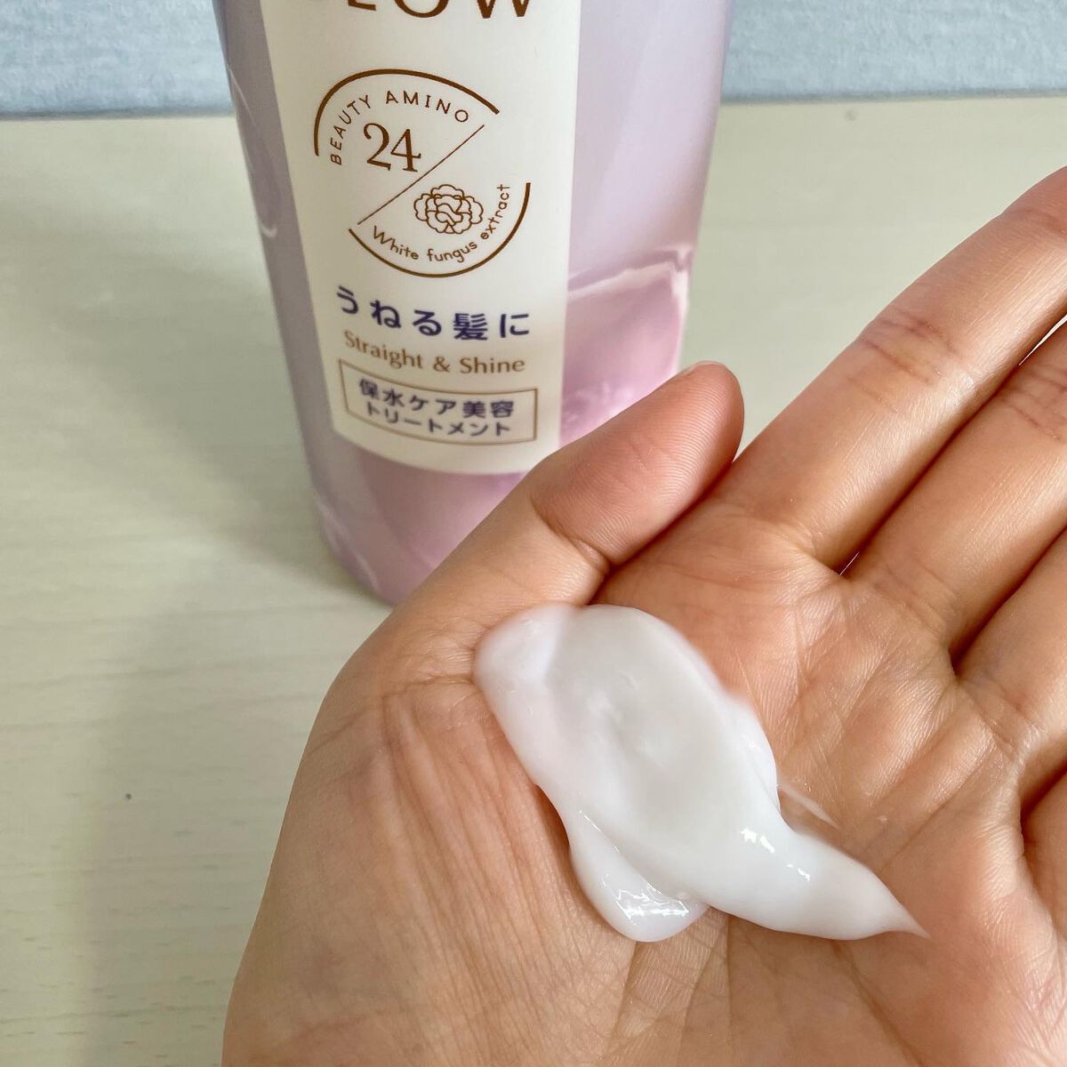 バスグロウ ストレート&シャイン シャンプー/トリートメント/LUX/市販シャンプーを使ったクチコミ（3枚目）