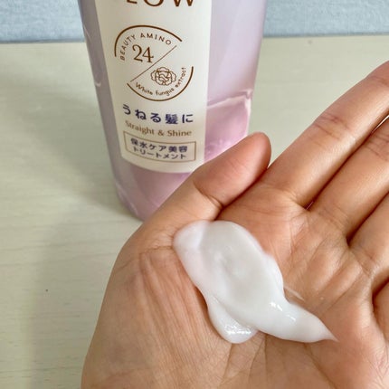 バスグロウ ストレート&シャイン シャンプー/トリートメント/LUX/市販シャンプーを使ったクチコミ(3枚目)