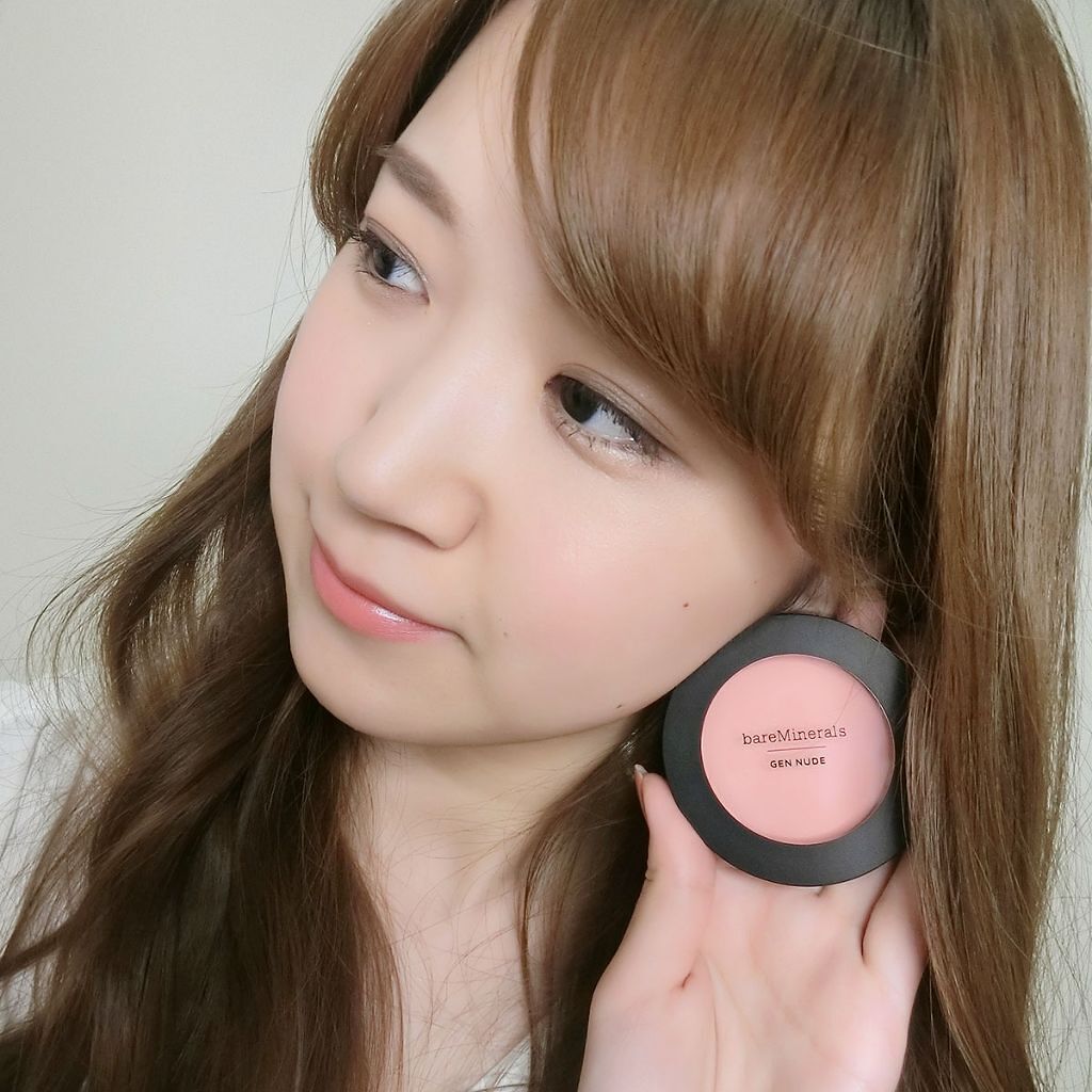 常岡珠希 on LIPS 「お気に入り上品仕上がりチーク!#ベアミネラルジェンヌードパウダ..」(3枚目)