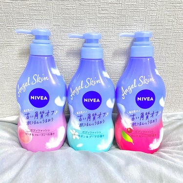 ニベア エンジェルスキン ボディウォッシュ フラワー＆ピーチの香り ポンプ 480ml/ニベア/ボディソープを使ったクチコミ（1枚目）