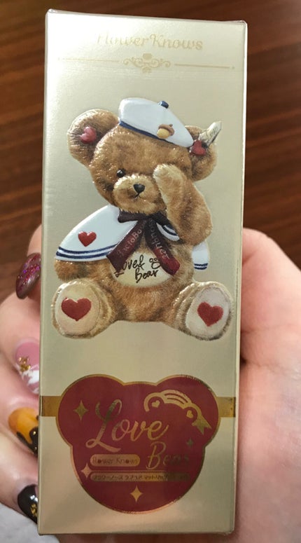Love Bear マットリップスティック/FlowerKnows/口紅を使ったクチコミ(2枚目)