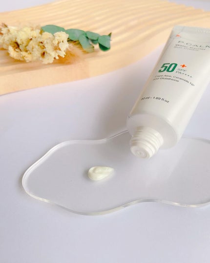 ウォーターバリアサンスクリーン/P.CALM/日焼け止めクリームを使ったクチコミ(5枚目)