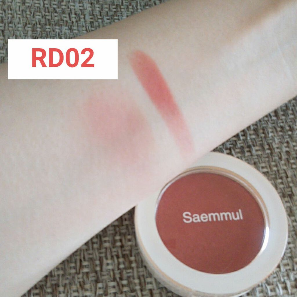 シングルブラッシャー/the SAEM/パウダーチークを使ったクチコミ(2枚目)