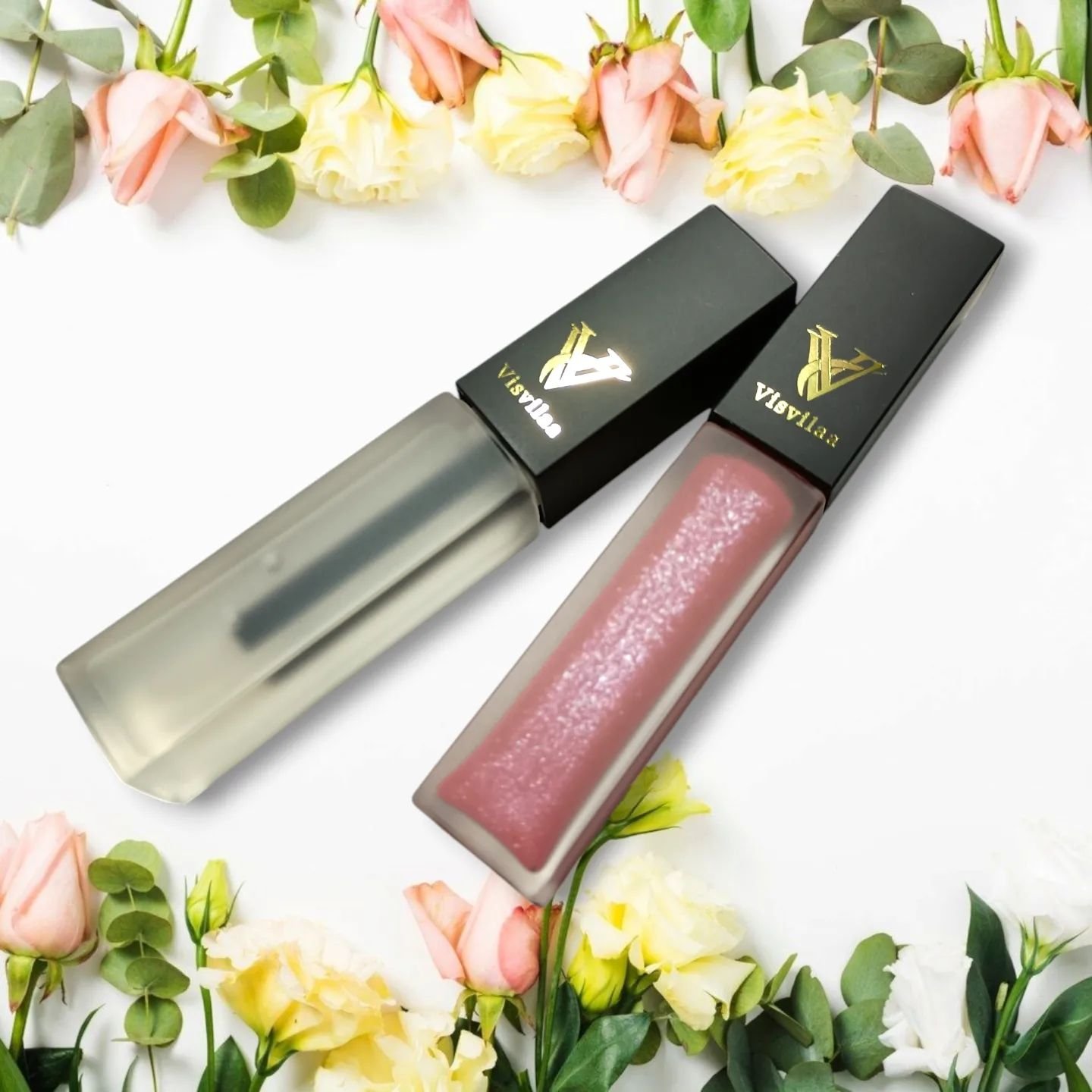 Vヴィヴィットロゼ リップグロス/Visvilaa/リップグロスを使ったクチコミ（2枚目）